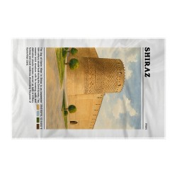 کادوپیچ پارچه‌ ای طرح ارگ کریم خان شیراز