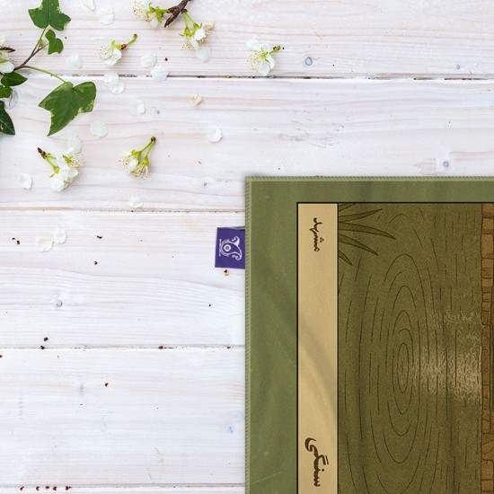 کادوپیچ پارچه‌ ای طرح کارت کوه سنگی مشهد