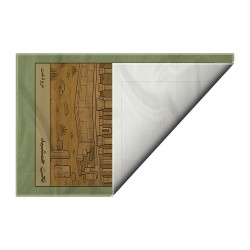 کادوپیچ پارچه‌ ای طرح کارت تخت جمشید مرودشت