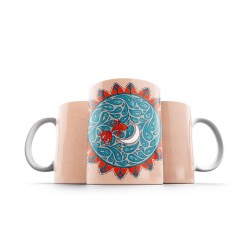ماگ طرح ماه و ماهی 2