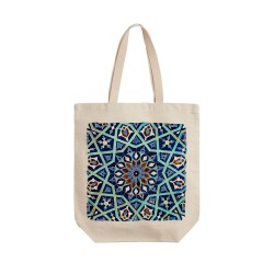 تت بگ متقال طرح کاشی فیروزه