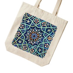 تت بگ متقال طرح کاشی فیروزه