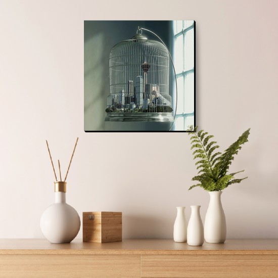 تابلو شاسی طرح شهر بی تو مرا حبس می شود