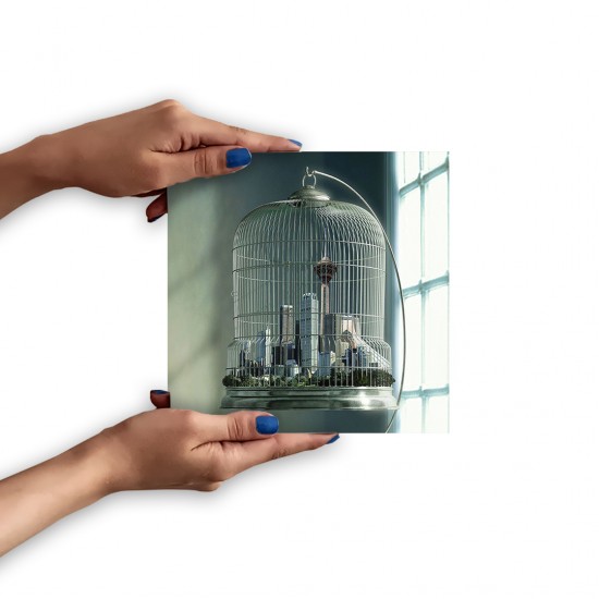 تابلو شاسی طرح شهر بی تو مرا حبس می شود