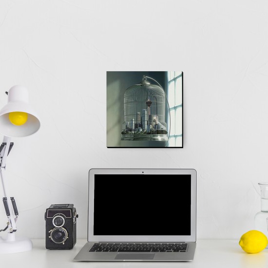 تابلو شاسی طرح شهر بی تو مرا حبس می شود