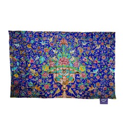 کادوپیچ پارچه‌ای کاشی گل و مرغ