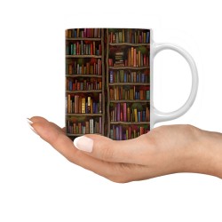 ماگ طرح کتابخونه قدیمی