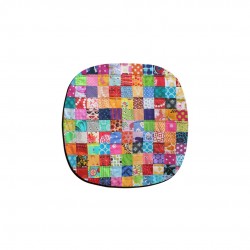 زیر لیوانی طرح پارچه چهل تیکه