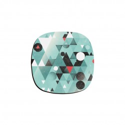 زیر لیوانی طرح سبز انتزاعی