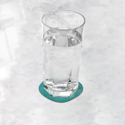 زیر لیوانی طرح سبز زنگی