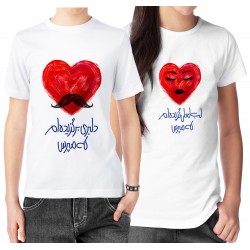 تیشرت دونفره طرح دلبری برگزیده ام کد cp001