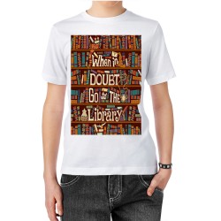 تیشرت طرح کتابخانه هاگوارتز کد cfp1850