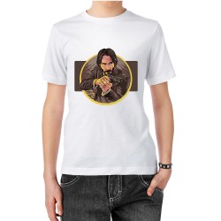 تیشرت طرح جان ویک و اسلحه خشم کد cfp1919