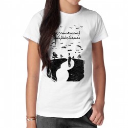 تیشرت طرح اوست نشسته در نظر