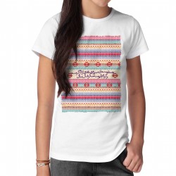 تیشرت طرح شالی از بوسه