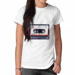 تیشرت طرح نوار خالی کاست