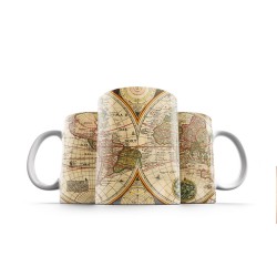 ماگ طرح نقشه قدیمی