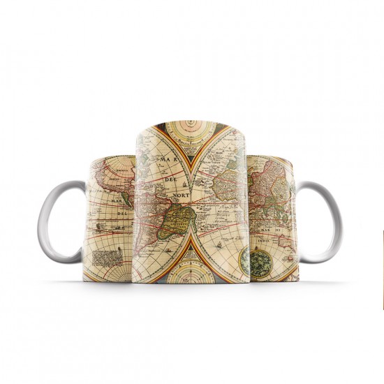 ماگ طرح نقشه قدیمی ماگ طرح نقشه قدیمی