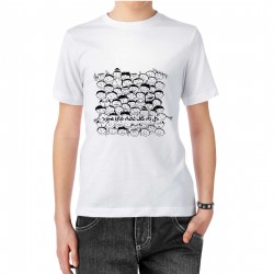 تیشرت طرح دل به کف غصه نباید سپرد