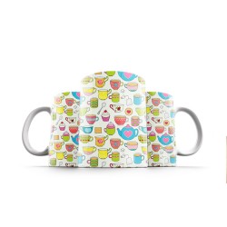 ماگ طرح قوری و فنجون