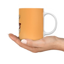 ماگ طرح گربه کلاهدار