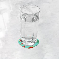 زیرلیوانی برگ و هندوانه