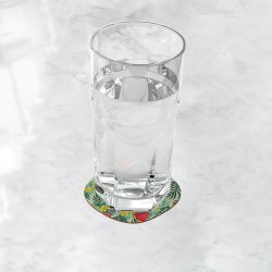 زیر لیوانی طرح گل و هندوانه
