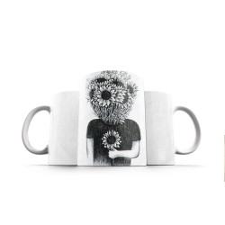 ماگ طرح مرد آفتابگردونی