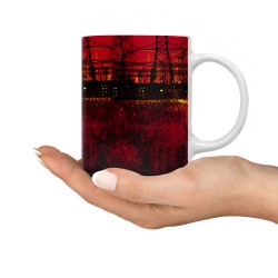 ماگ طرح تنها در غروب