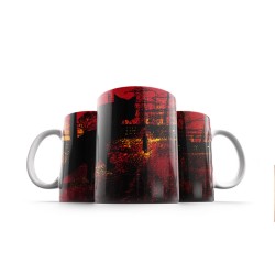 ماگ طرح تنها در غروب