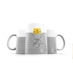 ماگ طرح گربه خوابالو