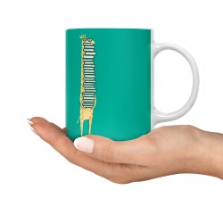 ماگ طرح زرافه کتابخون