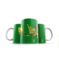 ماگ طرح سیب زامبی