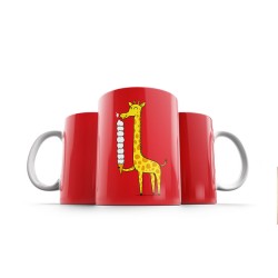 ماگ طرح زرافه بستنی خور