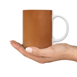 ماگ طرح قهوه روشنم می دارد