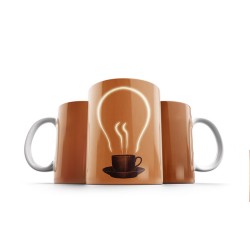 ماگ طرح قهوه روشنم می دارد