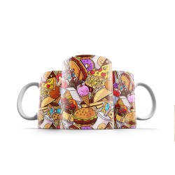 ماگ طرح فست فود ها