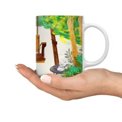 ماگ طرح دختر تاب سوار
