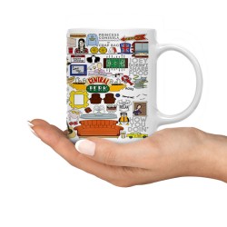 ماگ طرح نشانه های فرندز