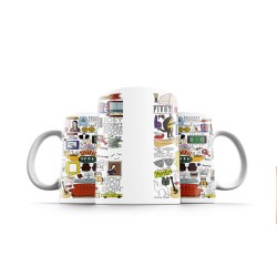 ماگ طرح نشانه های فرندز