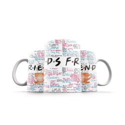 ماگ طرح دست نوشته ی فرندز