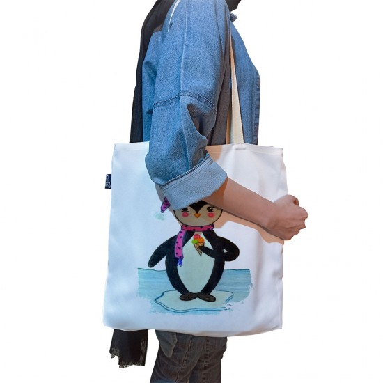 کیسه خرید طرح پنگوئن