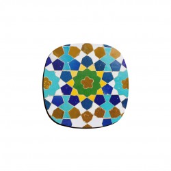 زیر لیوانی طرح کاشی مسجد