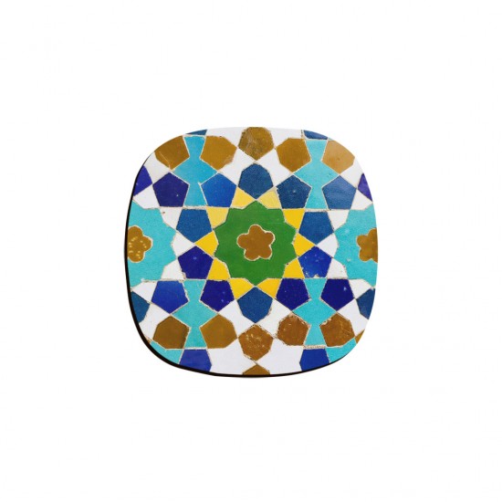 زیر لیوانی طرح کاشی مسجد