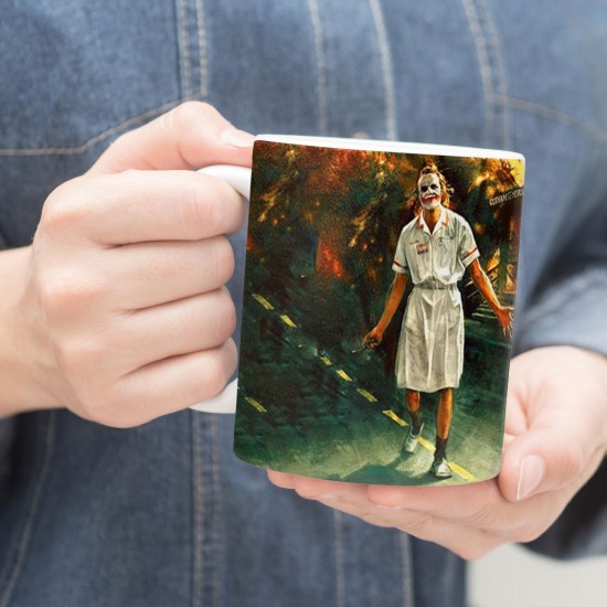 ماگ طرح جوکر نقاشی