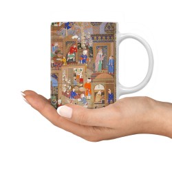ماگ طرح نقاشی قاجاری