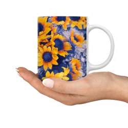 ماگ طرح گل آفتابگردون