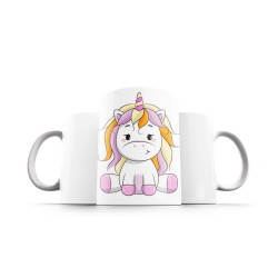 ماگ طرح تک شاخ رنگی