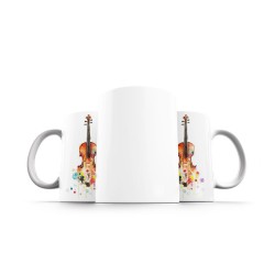 ماگ طرح ویالون رنگی