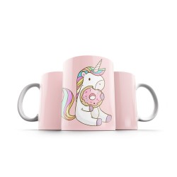 ماگ طرح تک شاخ و دونات